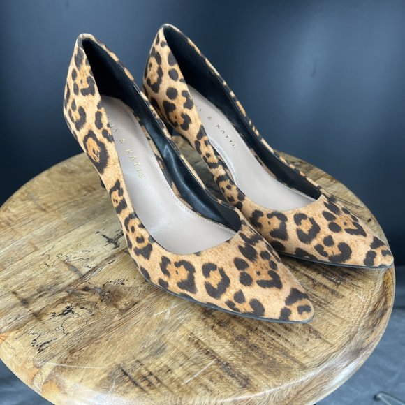 Kelly & Katie Cheetah Print Pumps Size 6 - Picture 1 of 8